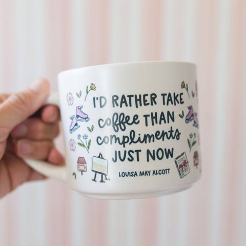 I'd Rather Take Coffee Little Women Ceramic Mug - Main Street Roasters®