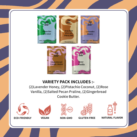 Sip Solo Variety Pack - 10 packets