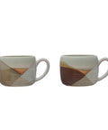 Neutral Designed Stoneware Mugs