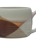 Neutral Designed Stoneware Mug - Dark