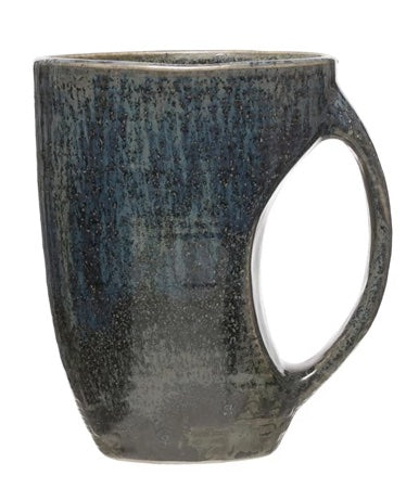 Reactive Glazed Stoneware Mugs | 12 oz - Main Street Roasters
