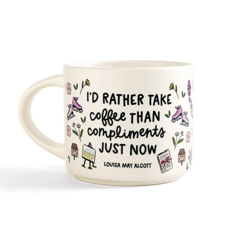 I'd Rather Take Coffee Little Women Ceramic Mug - Main Street Roasters®