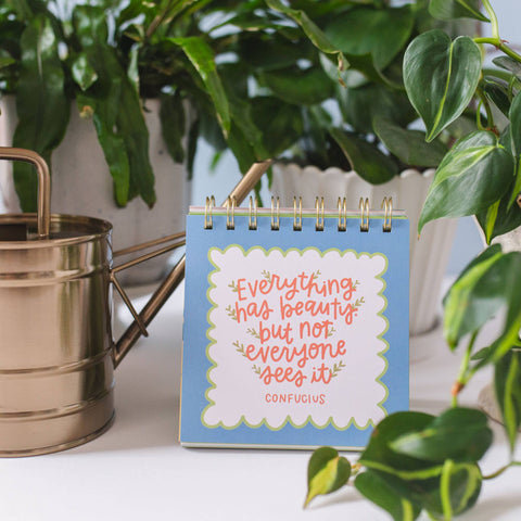 Pippi Post - 52 Weeks of Plant Quotes Desk Flip Calendar - Main Street Roasters®