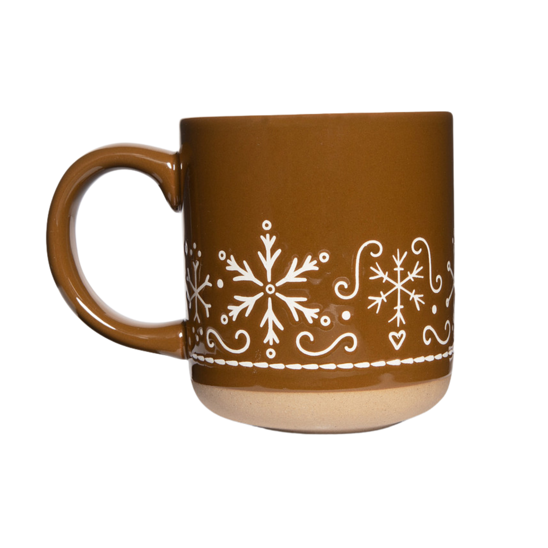 *NEW* Gingerbread Stoneware Coffee Mug - Main Street Roasters