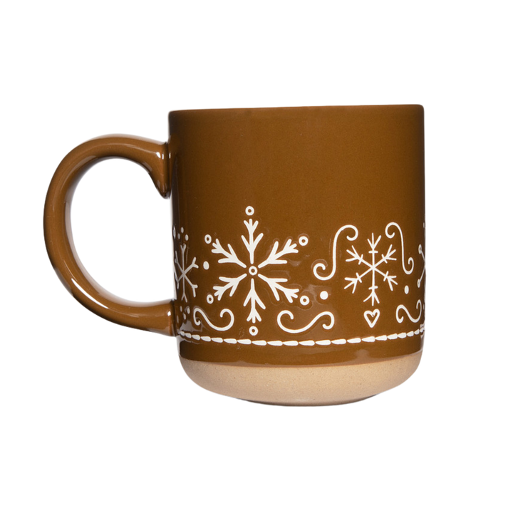 *NEW* Gingerbread Stoneware Coffee Mug - Main Street Roasters