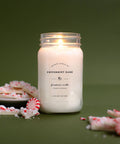 Antique Candle Co.® - Peppermint Bark - Soy Wax Mason Jar Candle - Main Street Roasters®