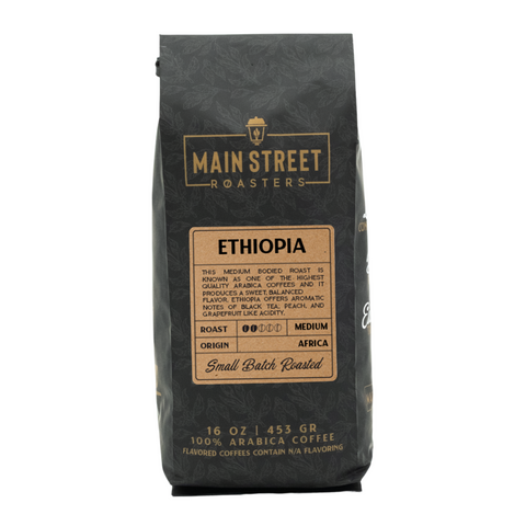 Ethiopian Yirgacheffe Coffee WHS - Main Street Roasters®