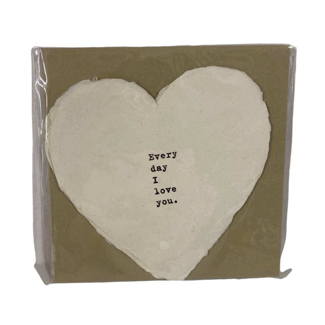 Heart Shaped Card with Envelope | Assorted Styles - Main Street Roasters