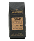 Main Street Roasters Jamaican Me Crazy medium roast coffee in black branded bag