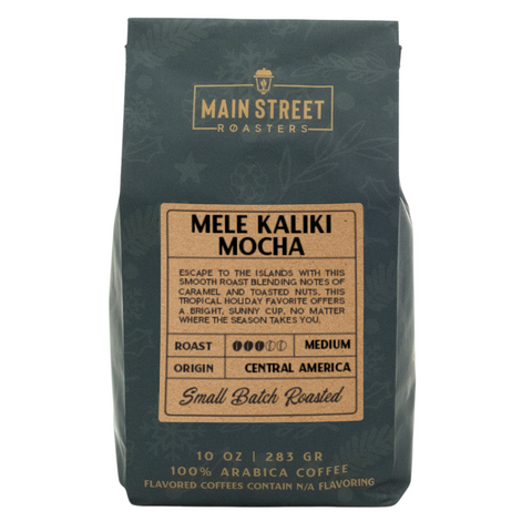 Mele Kaliki Mocha® Holiday Blend Coffee WHS - Main Street Roasters®