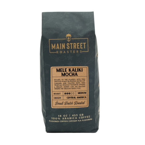 Mele Kaliki Mocha® Holiday Blend Coffee WHS - Main Street Roasters®