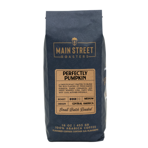 Perfectly Pumpkin Flavored Coffee WHS - Main Street Roasters®