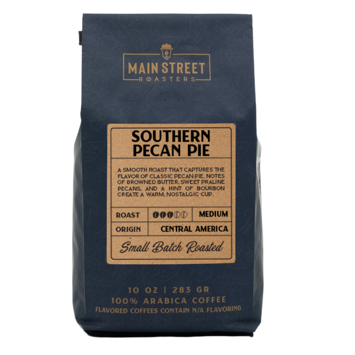 Southern Pecan Pie Flavored Coffee WHS - Main Street Roasters®