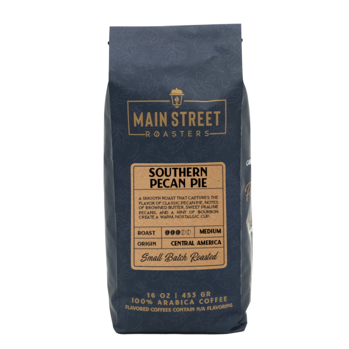 Southern Pecan Pie Flavored Coffee WHS - Main Street Roasters®