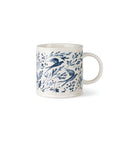 Blue and White Swallow Stoneware Mug - Main Street Roasters®