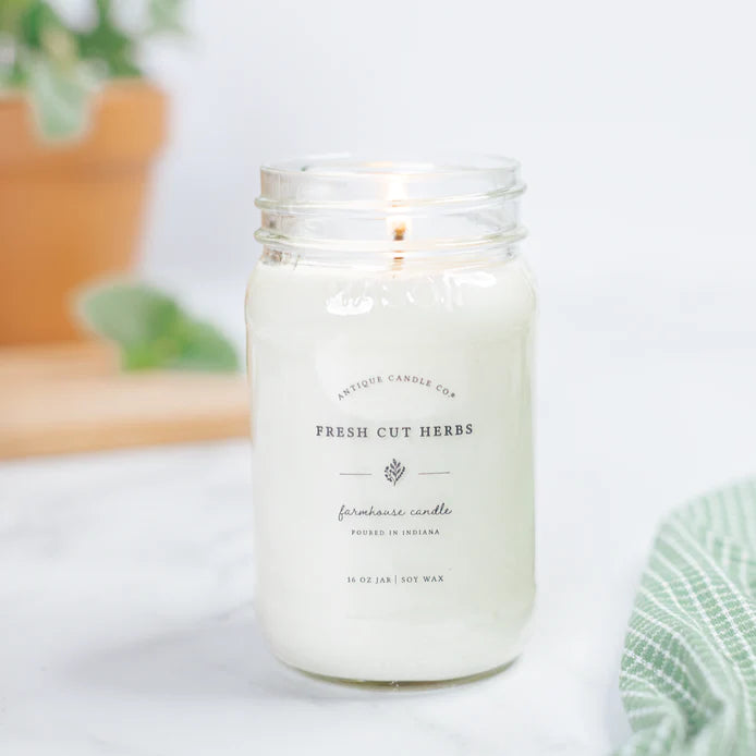 Fresh Cut Herbs Candle  by Antique Candles Co® - Main Street Roasters