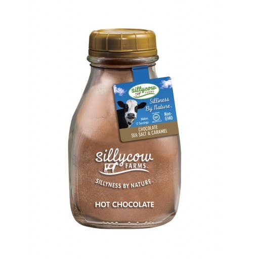 Chocolate Caramel & Sea Salt Hot Cocoa Mix | Sillycow Farms - Main Street Roasters