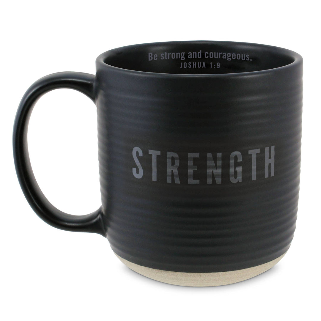 Cottage Garden - Strength 16oz Black Coffee Mug Mugs Cottage Garden 