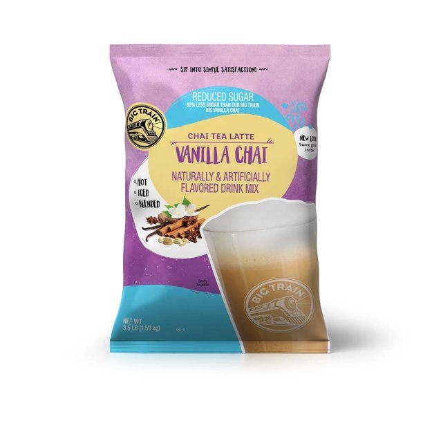 Big Train Reduced Sugar Vanilla Chai Latte Mix - Main Street Roasters 