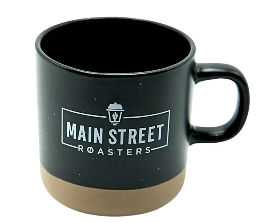 Coffee Gift Box | K-Cups for Two Branded Mugs - Black Mug - Main Street Roasters