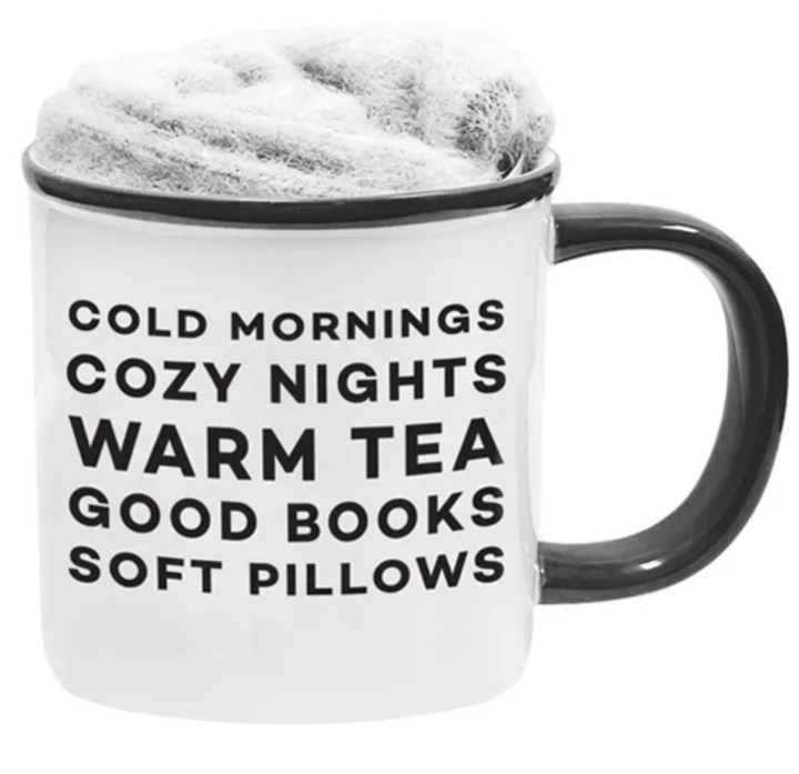 Cozy Vibes | Cozy Mug + Sock Set - Cold Mornings Cozy Nights - Main Street Roasters