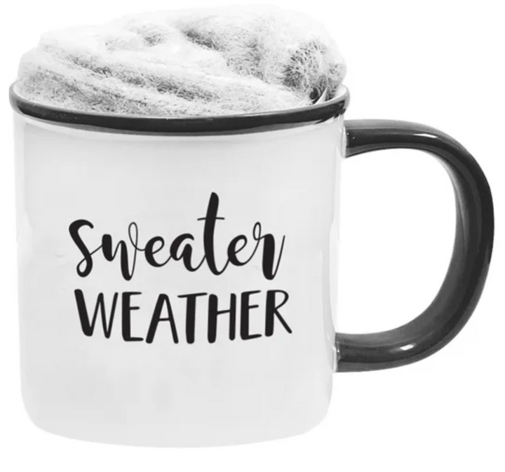 Cozy Vibes | Cozy Mug + Sock Set Sweater Weather - Main Street Roasters