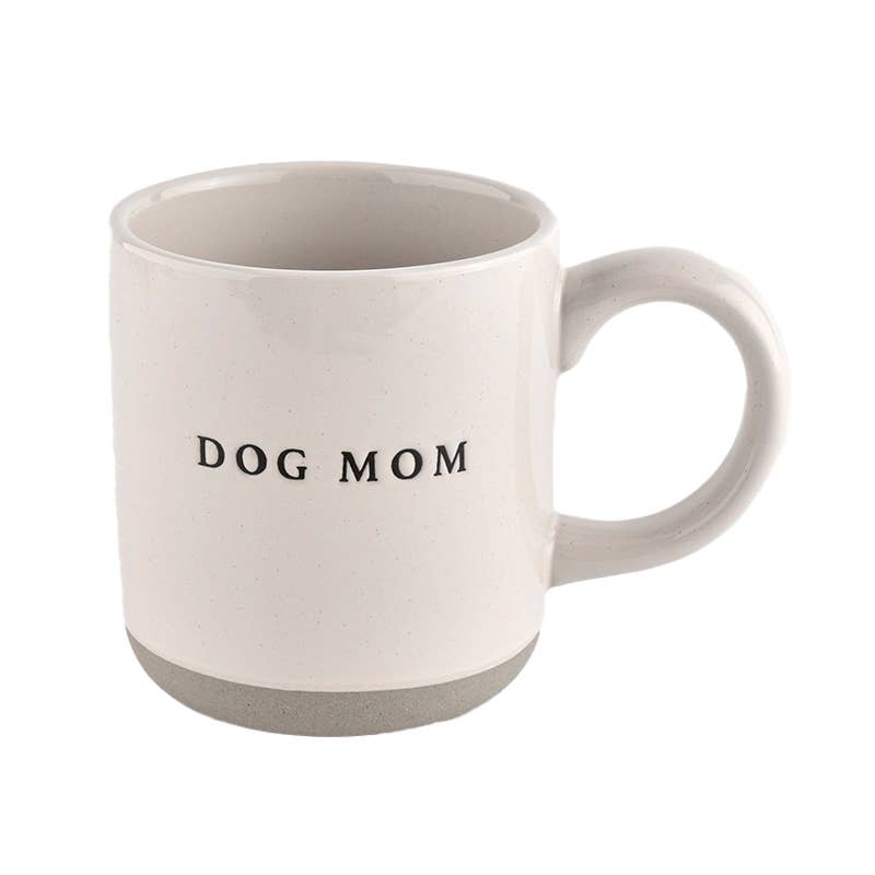 Dog Mom Stoneware Coffee Mug - Sweet Water Decor 