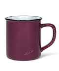 Enamel Look Stoneware Mug - Plum - Main Street Roasters