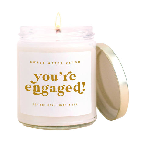 Engaged! Soy Candle by Sweet Water Decor - Main Street Roasters
