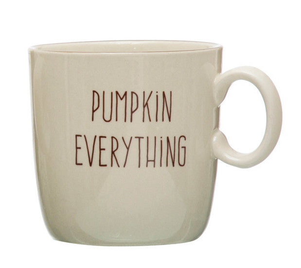 Fall Stoneware Collection Mug - Pumpkin Everything - Main Street Roasters