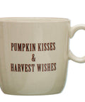 Fall Stoneware Collection Mug - Pumpkin Kisses & Harvest Wishes - Main Street Roasters