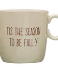 Fall Stoneware Collection Mug - Tis The Season to Be Fall-y - Main Street Roasters