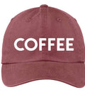 Frankie Jean Coffee Baseball Cap - Red