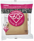 Hario V60 Coffee Filters | Bleached and Natural - Bodum 02 Size Natural 100 Count Bag VCF-02-100M 