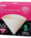 Hario V60 Coffee Filters | Bleached and Natural - Bodum 02 Size Natural 100 Count VCF-02-100MK 