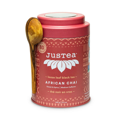 African Chai Black Tea | Fair Trade Loose Tea - Sweet and Spicy - JusTea 