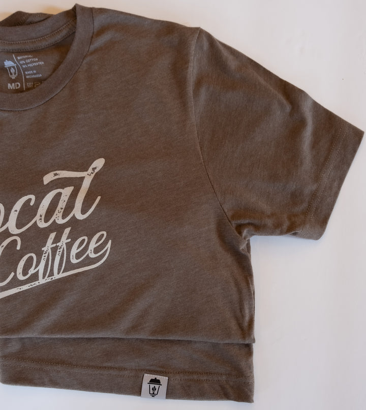 Local Coffee Tee | Coffee Bean - Closeup - Main Street Roasters