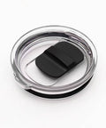 Black Vacuum Insulated Tumbler | 20 oz Stainless Steel Travel Mug - Lid - Main Street Roasters