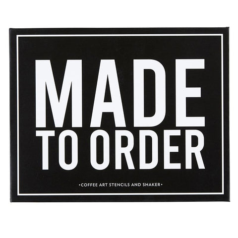 Stencils & Shaker Book Box - Main Street Roasters