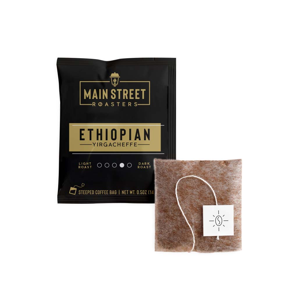 Ethiopian Yirgacheffe X Steeped Single Serve Coffees Coffee Steeped Coffee Individual Bag 