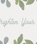 Main Street Roasters Gift Card - To Brighten Your Day Green Leaves - Main Street Roasters