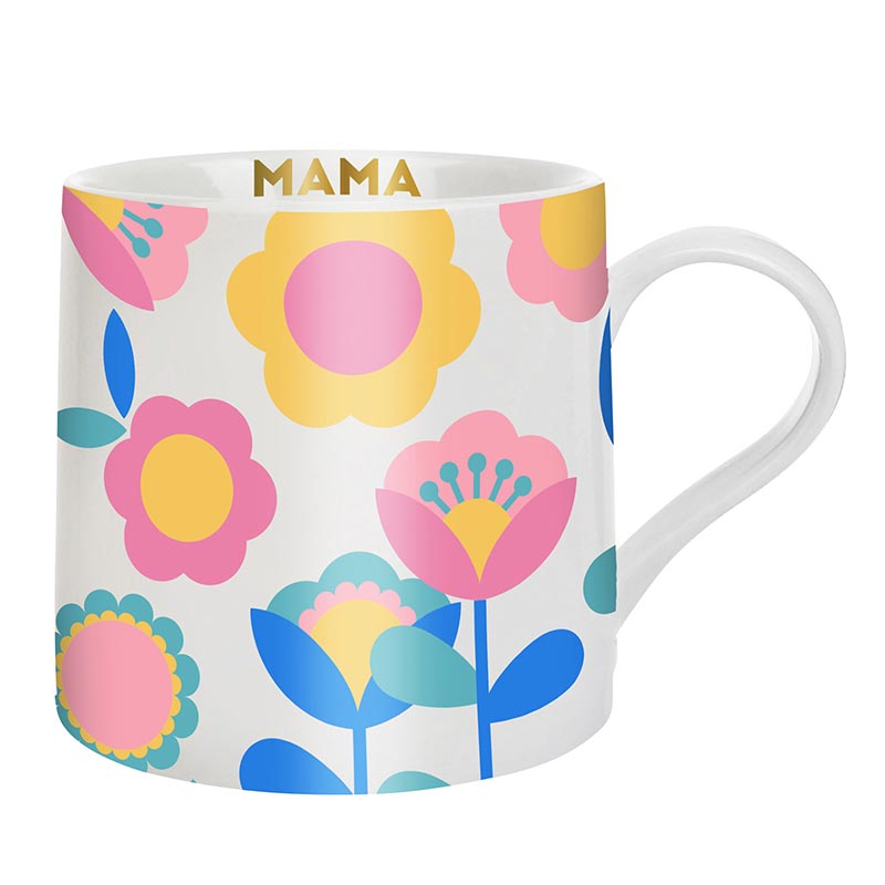 Mom Jumbo Coffee Mugs | 20oz - Mama Floral - Main Street Roasters