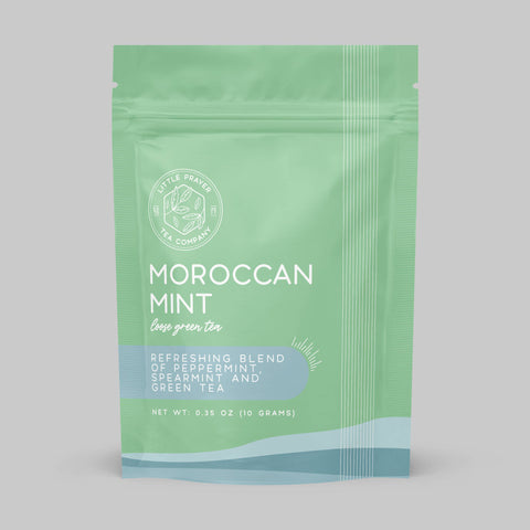 Little Prayer Tea Company - Moroccan Mint Loose Leaf Green Tea - Packet - Main Street Roasters