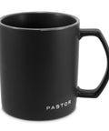 Pastor Gift Black Coffee Mug - Front - Main Street Roasters