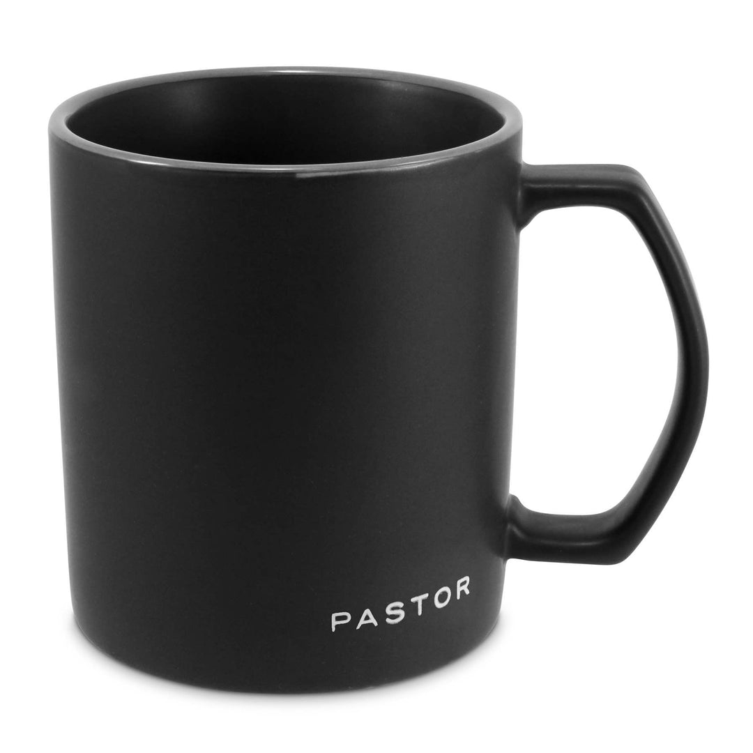Pastor Gift Black Coffee Mug - Front - Main Street Roasters