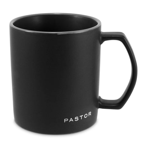 Pastor Gift Black Coffee Mug - Front - Main Street Roasters