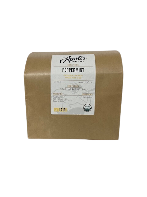 Peppermint - Bulk Loose Tea - 1 lb | Apolis Tea - Main Street Roasters