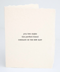 Paper Baristas - Perfect Blend New Baby Coffee Greeting Card Front - Main Street Roasters
