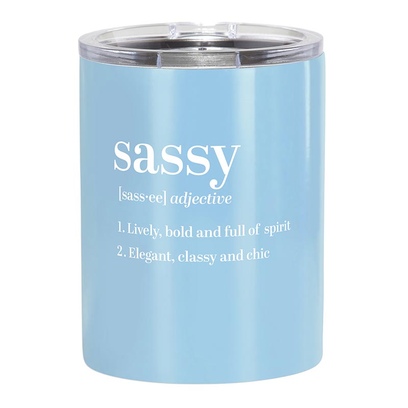 Stainless Steel Tumblers | 12oz - Sassy Blue - Main Street Roasters