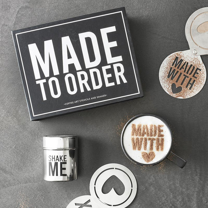 Stencils & Shaker Book Box - Main Street Roasters